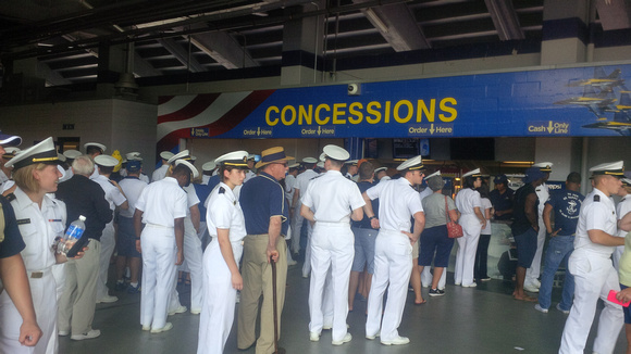 consessions stand USNA first FBgame of 15
